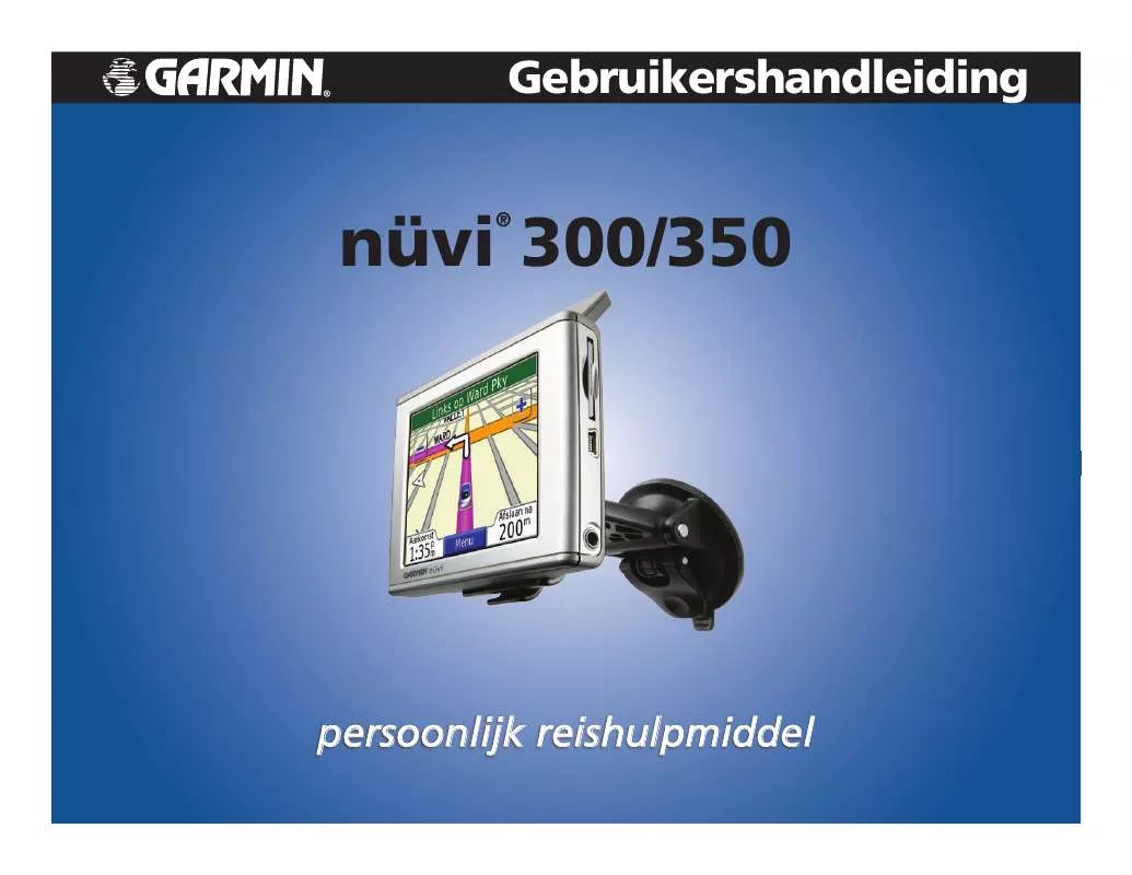 Mode d'emploi GARMIN NÜVI 300T
