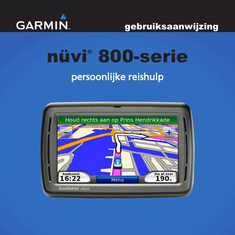 Mode d'emploi GARMIN NÜVI 860T FM
