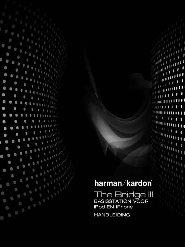 Mode d'emploi HARMAN KARDON THE BRIDGE III