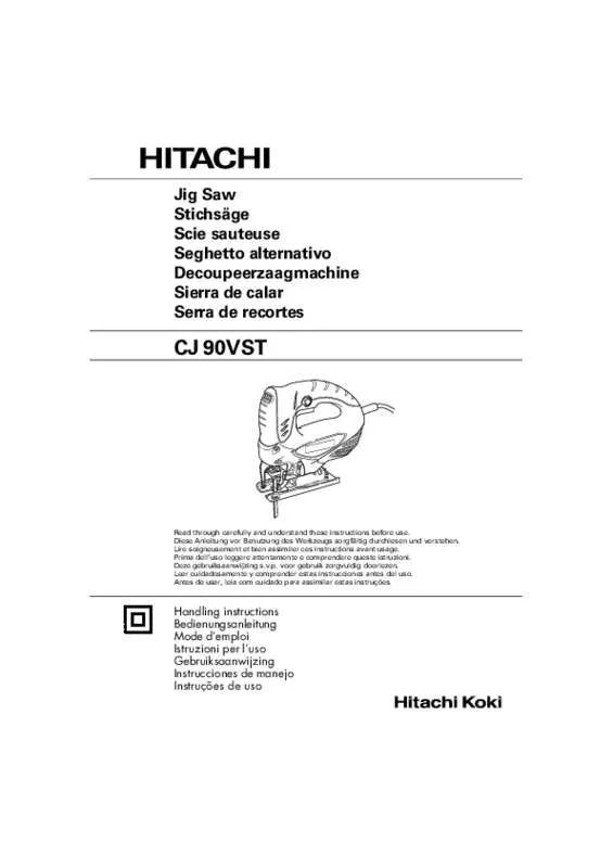 Mode d'emploi HITACHI CJ90VST