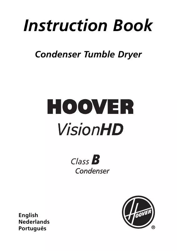 Mode d'emploi HOOVER VHC 791