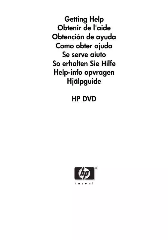 Mode d'emploi HP DVD900 DVD WRITER