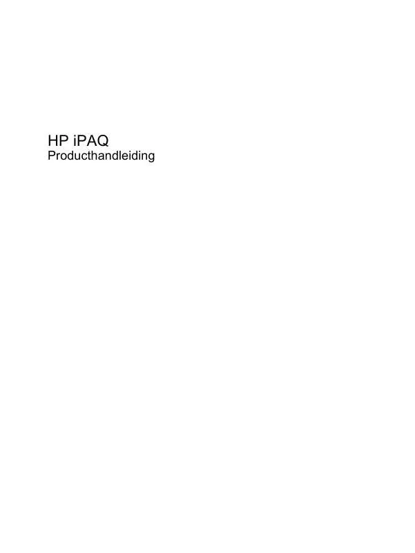 Mode d'emploi HP IPAQ 110 CLASSIC HANDHELD