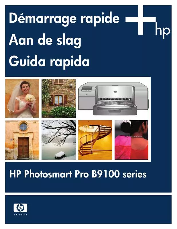 Mode d'emploi HP PHOTOSMART PRO B9180