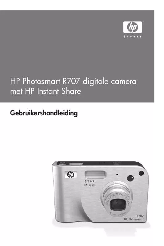 Mode d'emploi HP PHOTOSMART R707