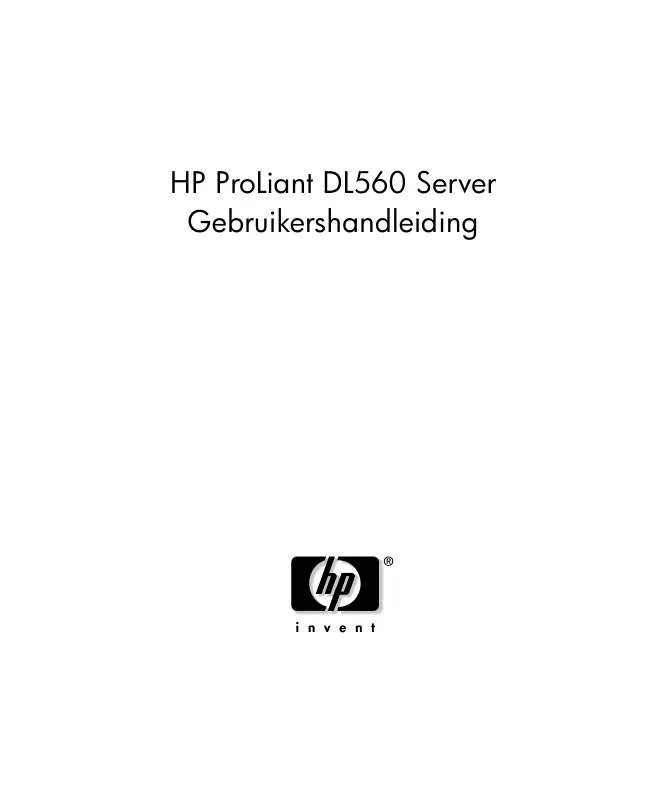 Mode d'emploi HP PROLIANT DL560 SERVER