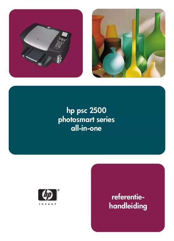 Mode d'emploi HP PSC 2500 PHOTOSMART ALL-IN-ONE