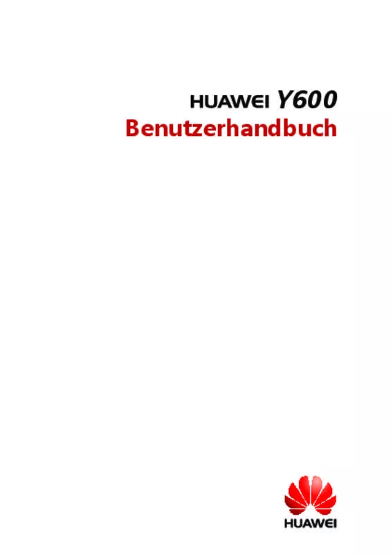 Mode d'emploi HUAWEI Y600