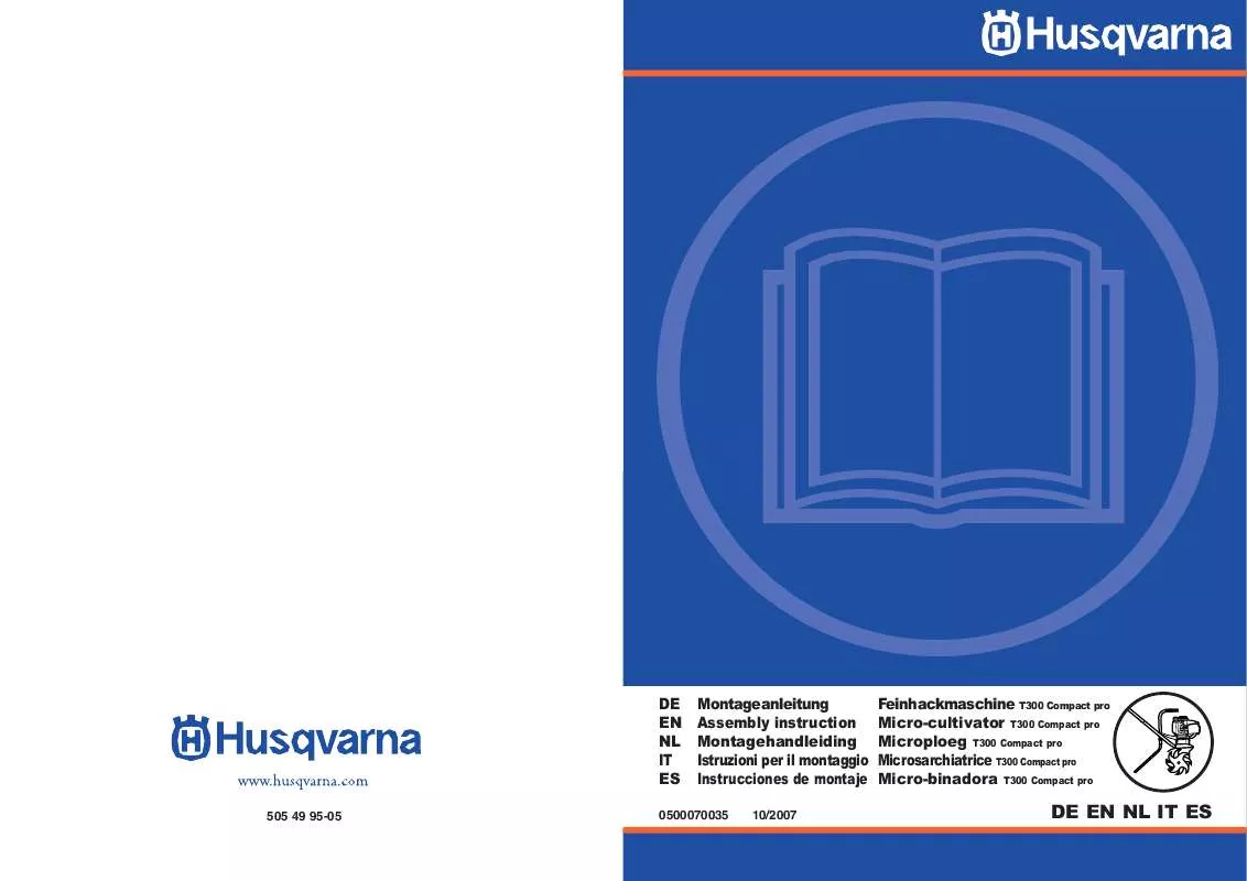 Mode d'emploi HUSQVARNA T300 COMPACT PRO