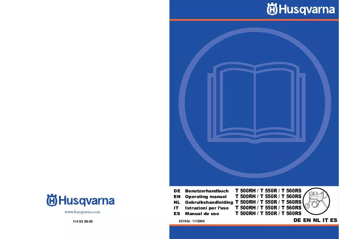 Mode d'emploi HUSQVARNA T560 RS