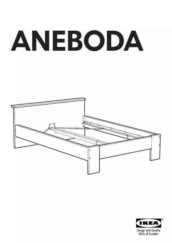 Mode d'emploi IKEA ANEBODA BEDFRAME 140X200 CM