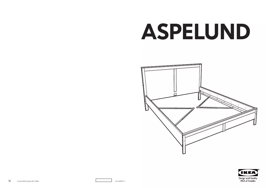 Mode d'emploi IKEA ASPELUND BED 2 PERS.