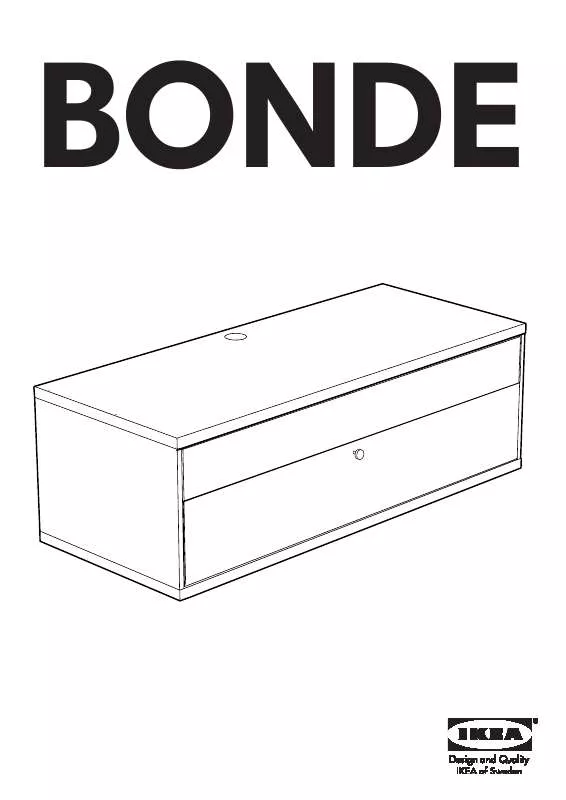 Mode d'emploi IKEA BONDE TV-MEUBEL 144X60 CM