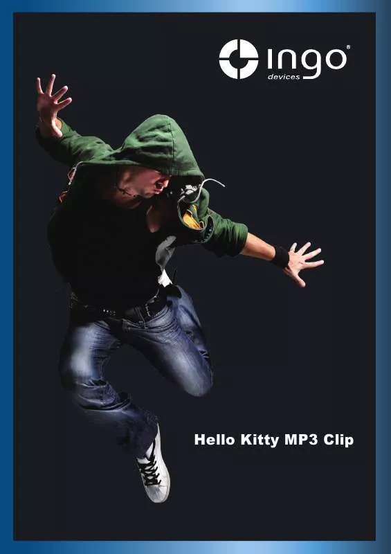 Mode d'emploi INGO DEVICES HELLO KITTY MP3 CLIP