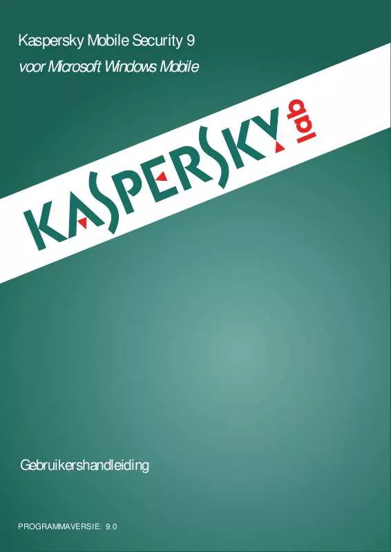 Mode d'emploi KASPERSKY MOBILE SECURITY 9