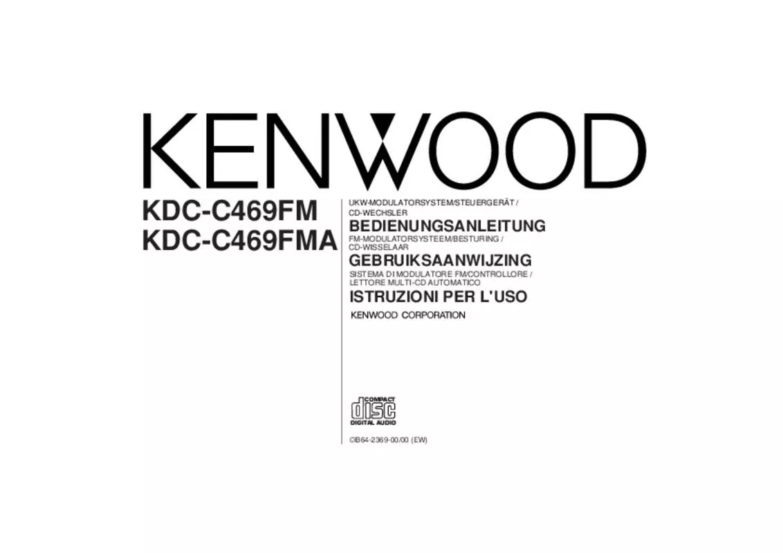Mode d'emploi KENWOOD KDC-C469FM
