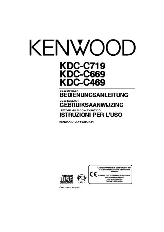 Mode d'emploi KENWOOD KDC-C719