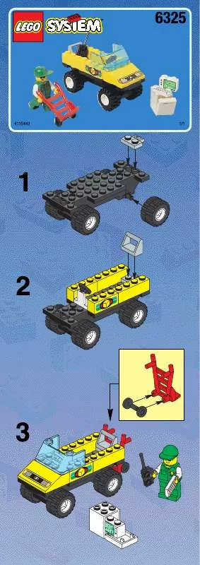 Mode d'emploi LEGO 6325