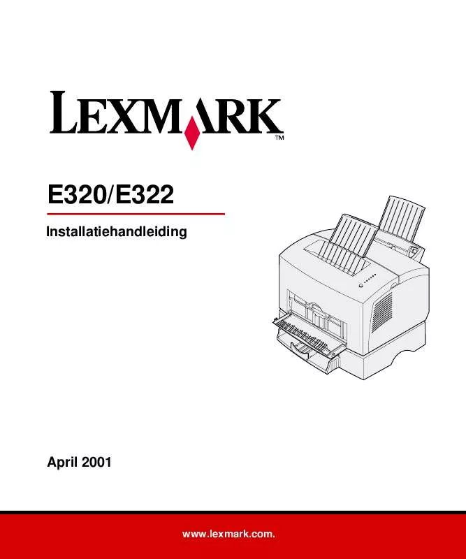 Mode d'emploi LEXMARK E320