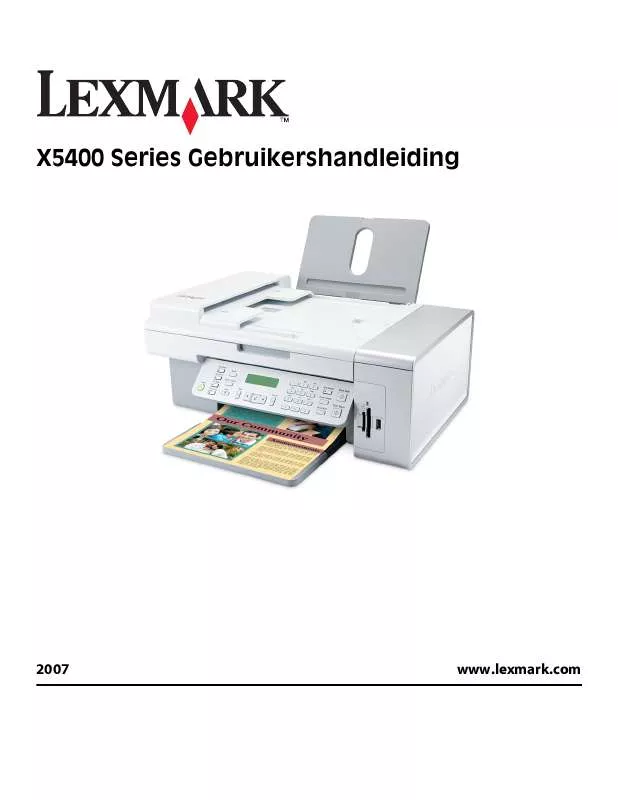 Mode d'emploi LEXMARK X5435
