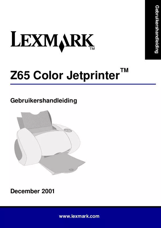 Mode d'emploi LEXMARK Z65P