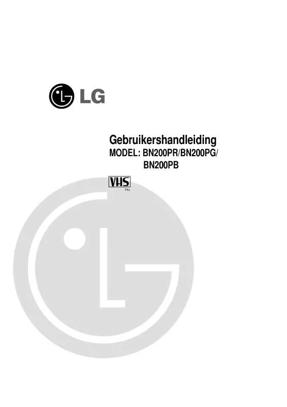 Mode d'emploi LG BN200PG