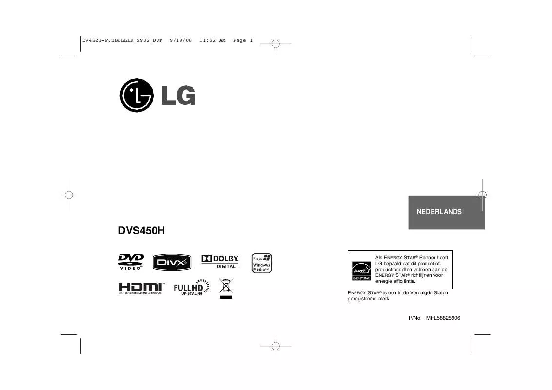 Mode d'emploi LG DVS450H