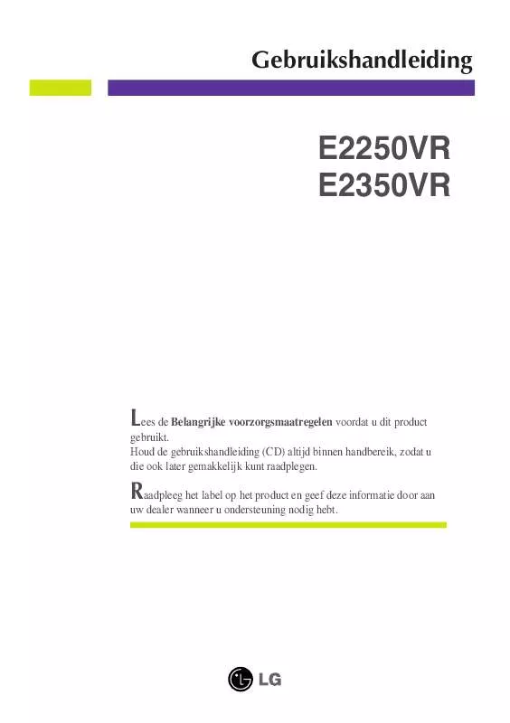 Mode d'emploi LG E2350VR