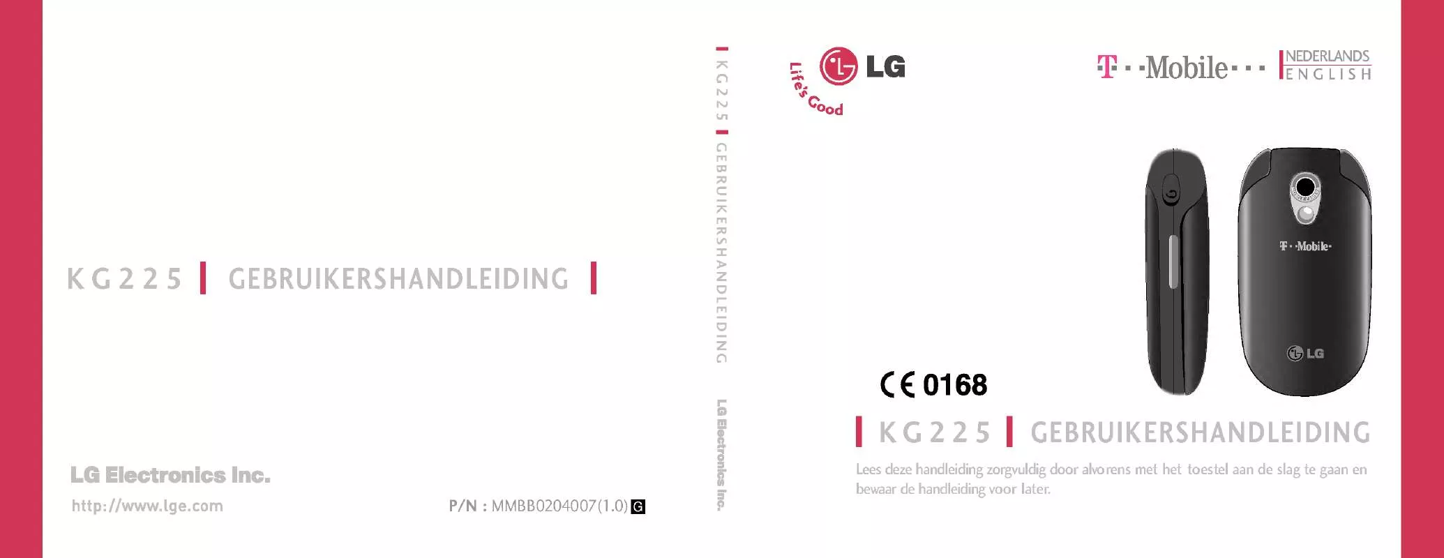 Mode d'emploi LG KG225