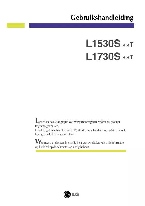 Mode d'emploi LG L1530S