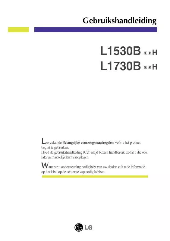 Mode d'emploi LG L1730B