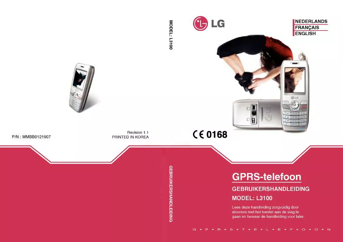 Mode d'emploi LG L3100