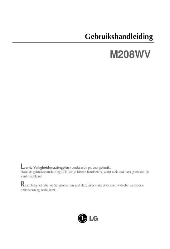 Mode d'emploi LG M208WV-BZH