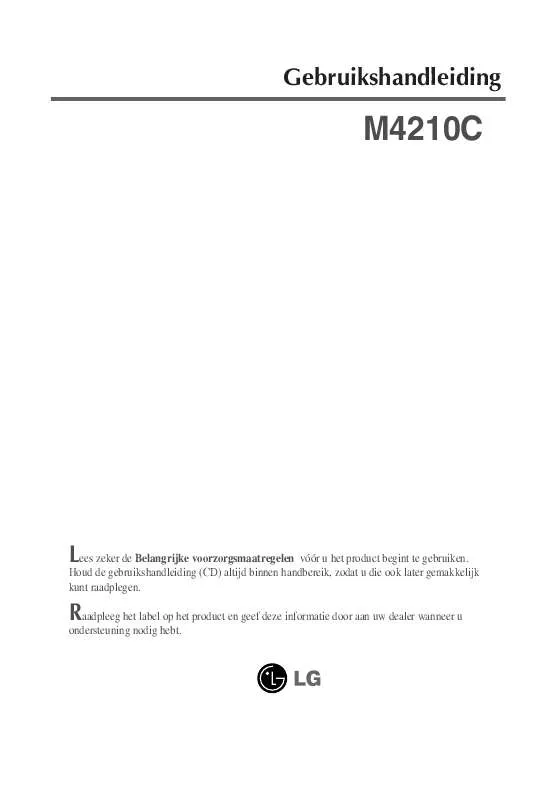 Mode d'emploi LG M4210C-BAF