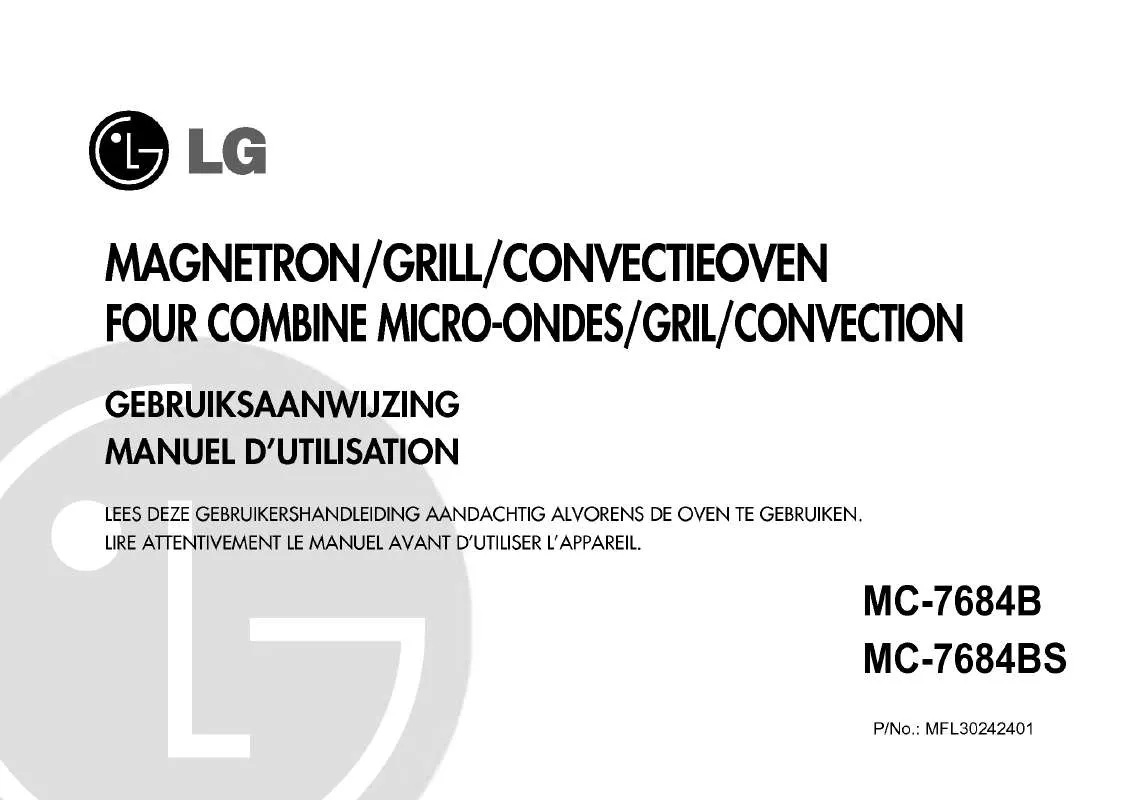 Mode d'emploi LG MC-7684BS
