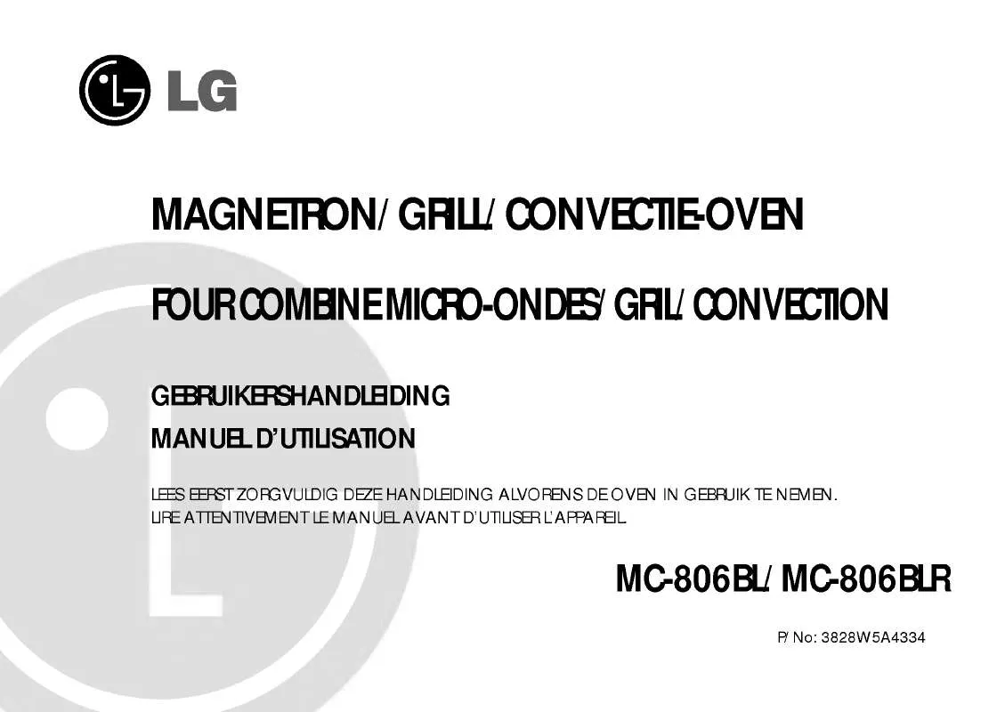 Mode d'emploi LG MC-806BLR