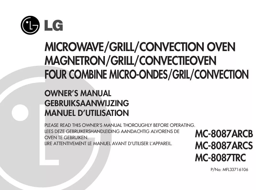 Mode d'emploi LG MC-8087ARCS
