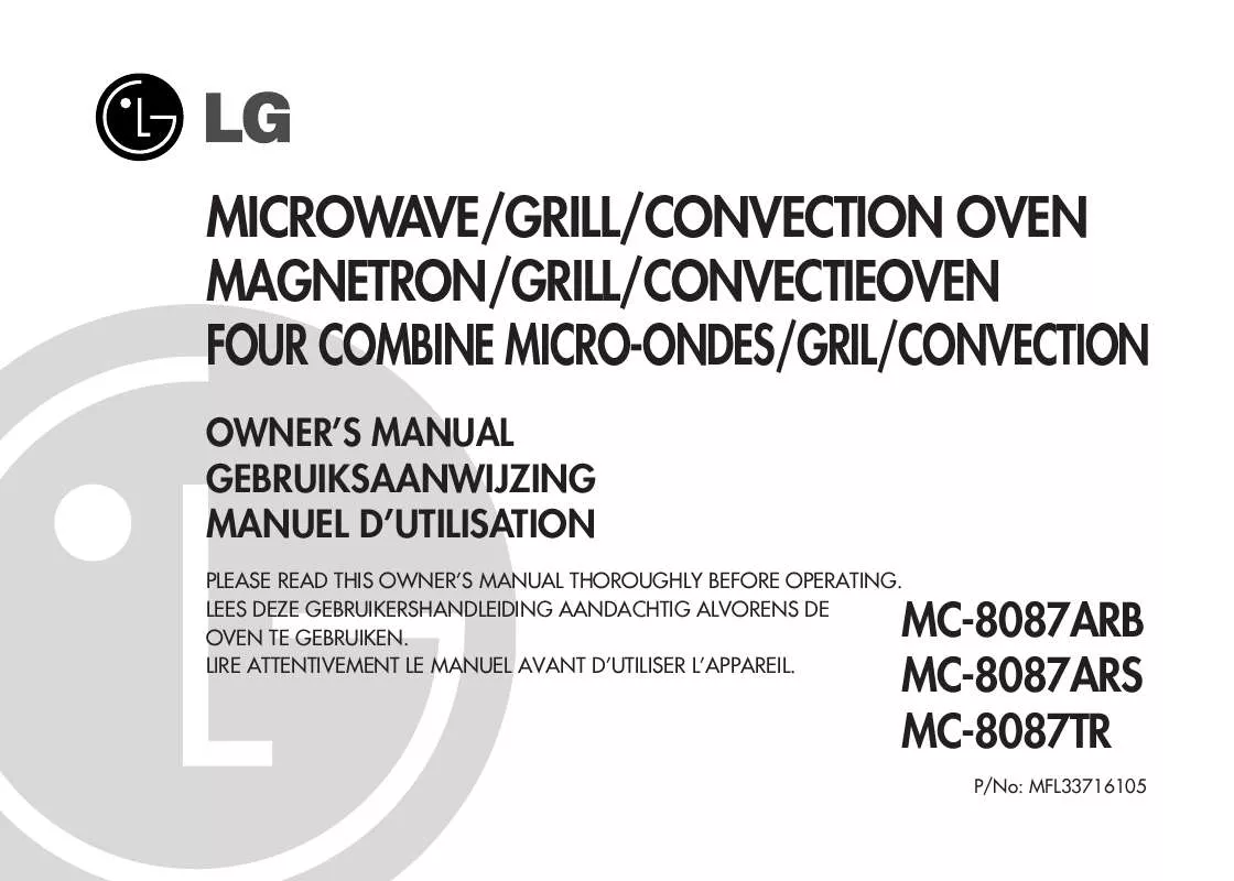Mode d'emploi LG MC-8087TR