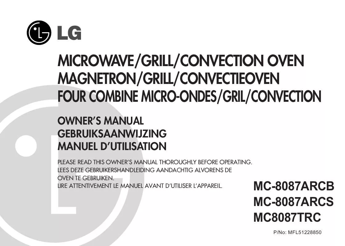 Mode d'emploi LG MC-8087TRC