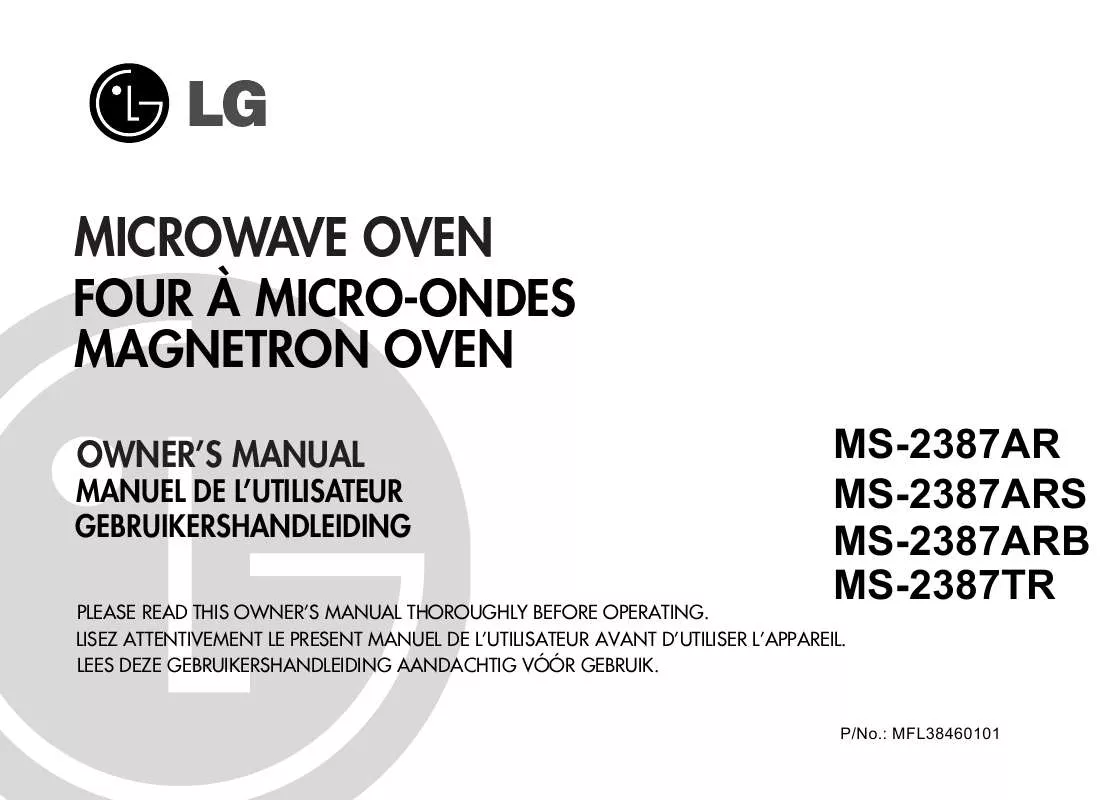 Mode d'emploi LG MS-2387ARS