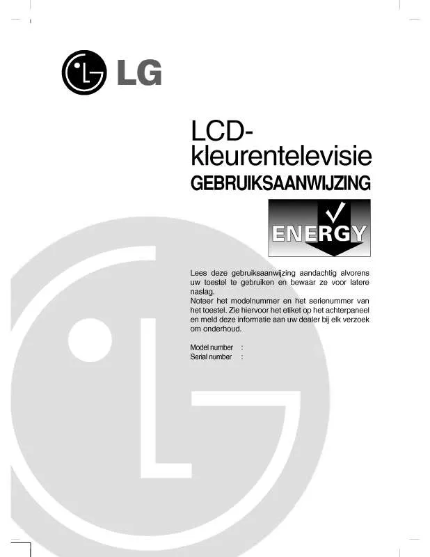 Mode d'emploi LG RZ-15LA66