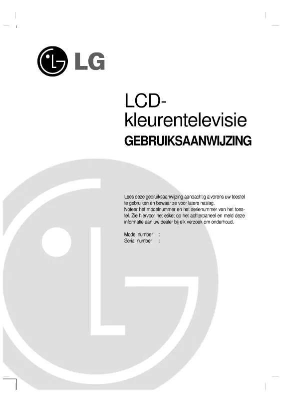 Mode d'emploi LG RZ-15LA70