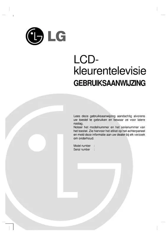 Mode d'emploi LG RZ-17LZ20