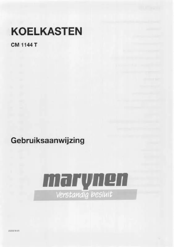 Mode d'emploi MARYNEN CM1144T