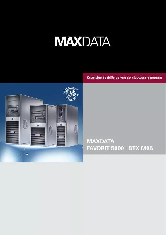 Mode d'emploi MAXDATA FAVORIT 5000 I BTX M06