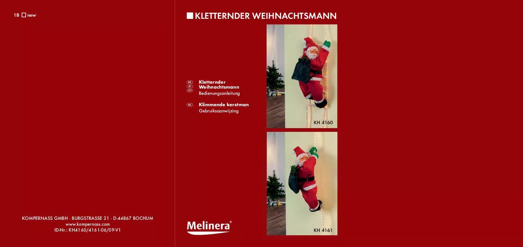 Mode d'emploi MELINERA KH 4160 CLIMBING FATHER CHRISTMAS