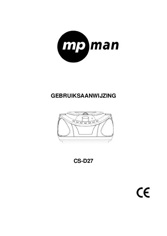 Mode d'emploi MPMAN CS-D27