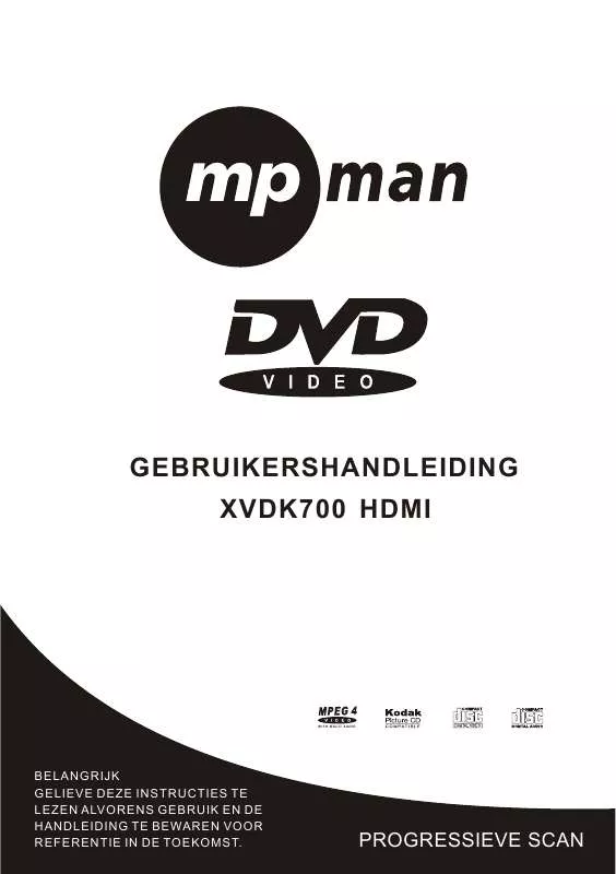 Mode d'emploi MPMAN XV-DK700HDMI