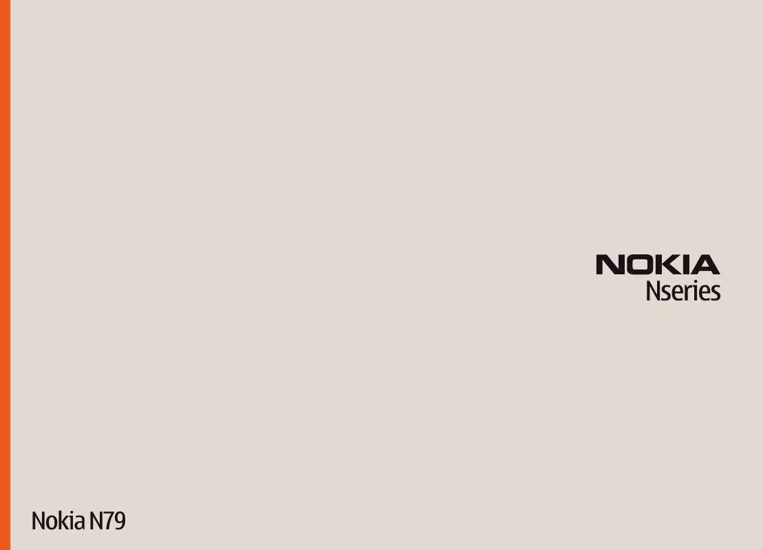 Mode d'emploi NOKIA N79-1