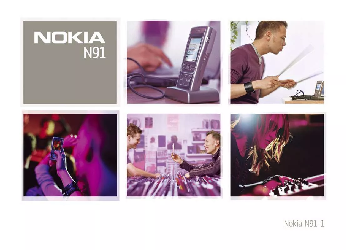 Mode d'emploi NOKIA N91-1